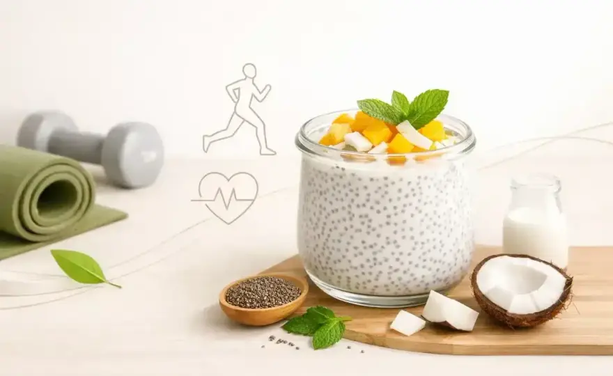 Deser z chia i jogurtem - Idealna konsystencja i smak!