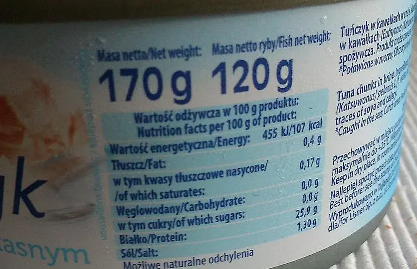 Ile kalorii ma tuńczyk w sosie własnym? Poznaj wartość odżywczą