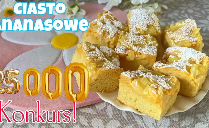 Najlepszy przepis na ciasto ananasowe - sprawdzony krok po kroku
