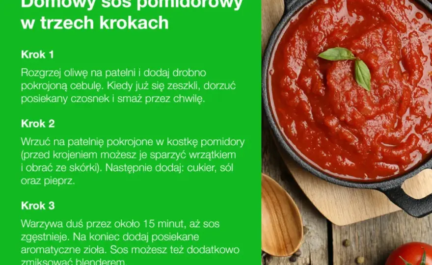 Sos pomidorowy - Jak zrobić idealny? Przepis i sekrety