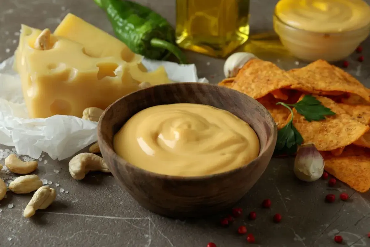 Pyszny sos serowy, idealny do nachos. Składniki: ser, orzechy, papryczka, czosnek. Pokażę Ci, jak zrobić sos serowy.